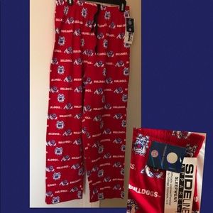 College Bulldog Pajama Bottoms